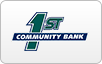 1st Community Bank logo, bill payment,online banking login,routing number,forgot password
