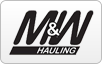 M&W Hauling logo, bill payment,online banking login,routing number,forgot password